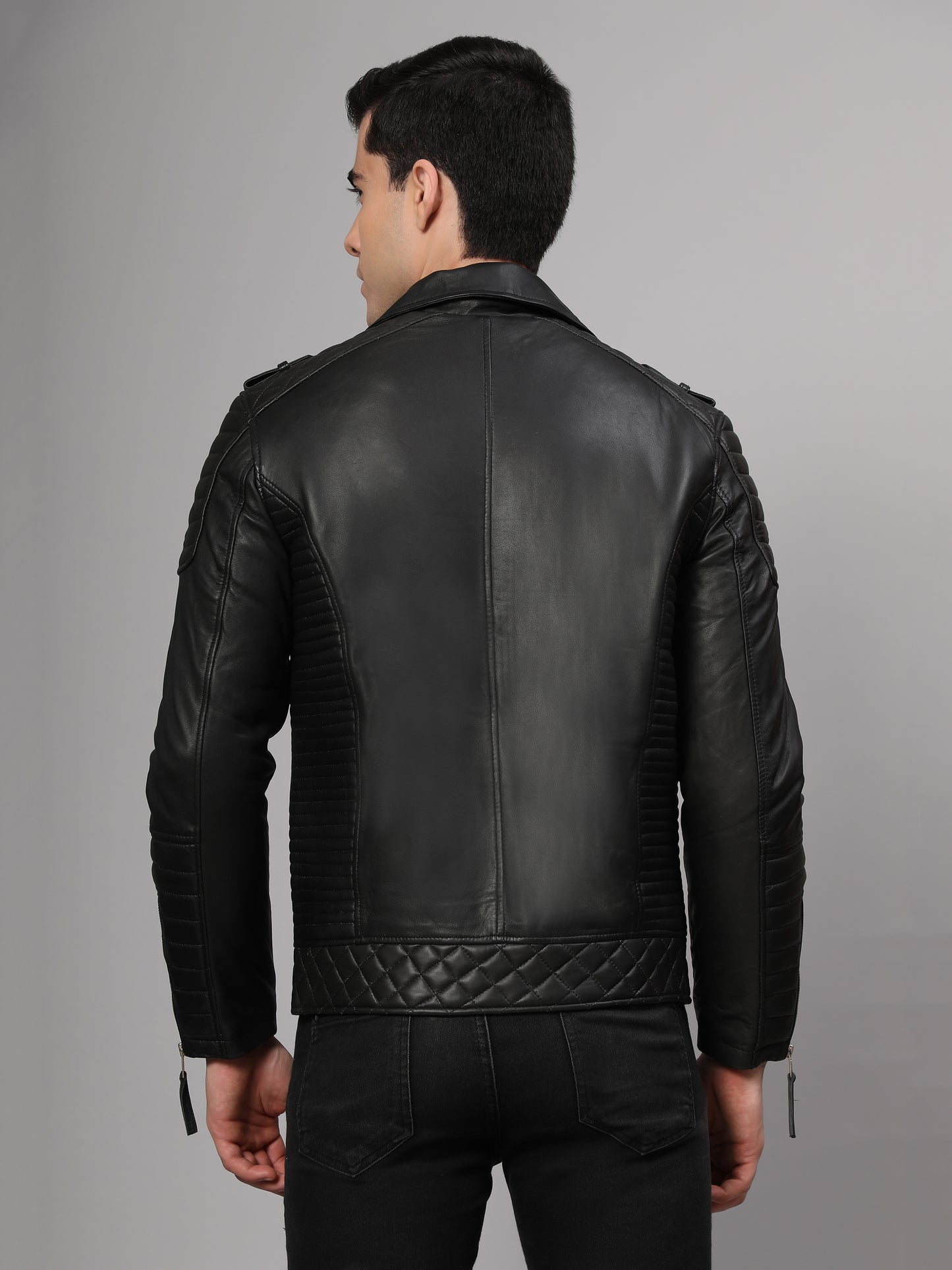 Charmshilp :- Men's Biker Leather Jacket