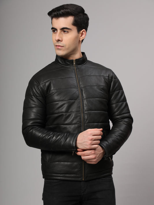 Genuine Sheepskin Leather Jacket (Bomber)