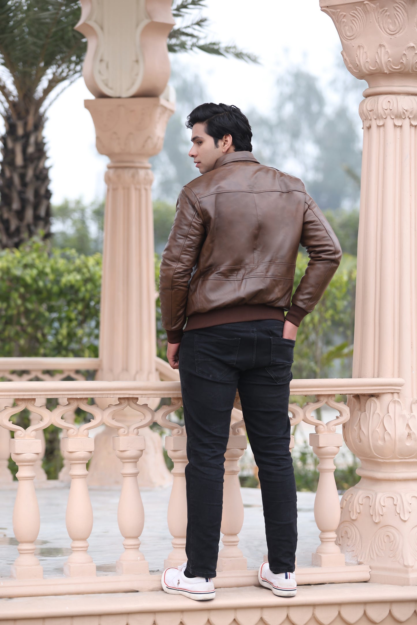 Vikram Bomber Sheep Skin Leather Jacket || Charmshilp