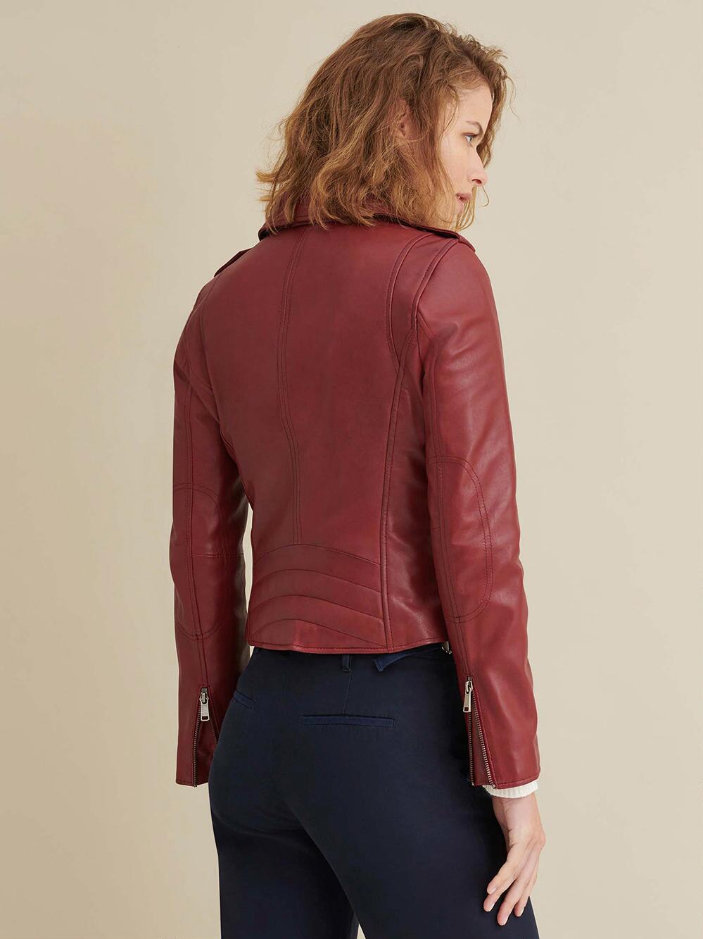 Italian Lambskin Moto Leather Jacket || Charmshilp