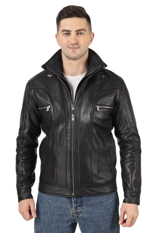 Charmshilp :- Cleveland Bomber Leather Jacket