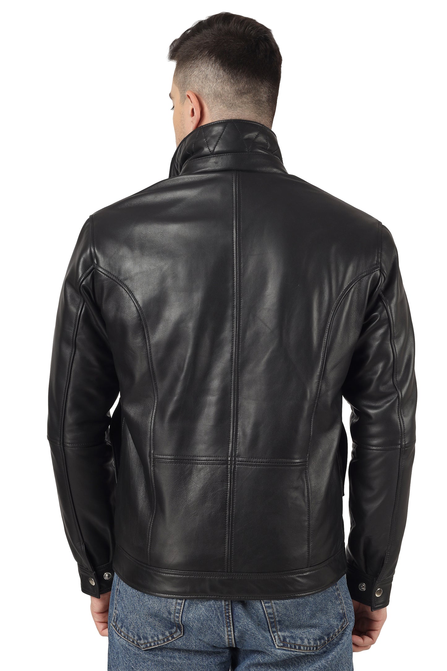 Charmshilp :- Cleveland Bomber Leather Jacket