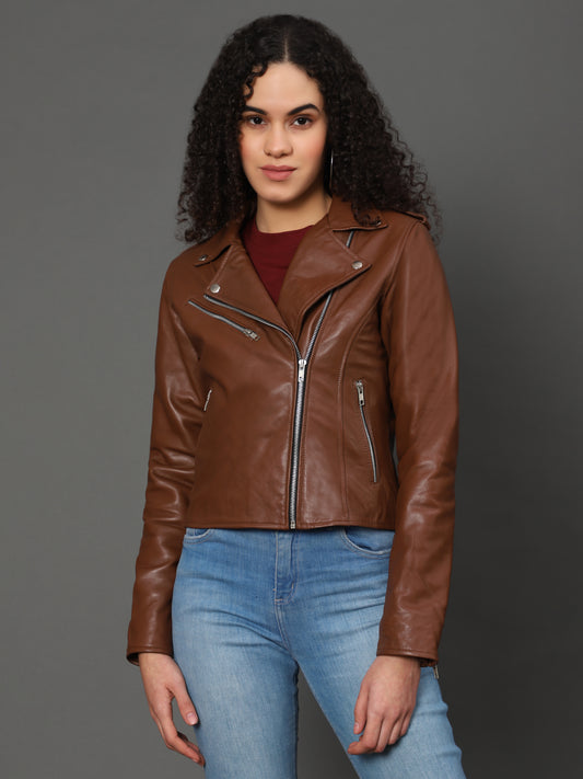 Italian Lambskin Moto Leather Jacket || Charmshilp