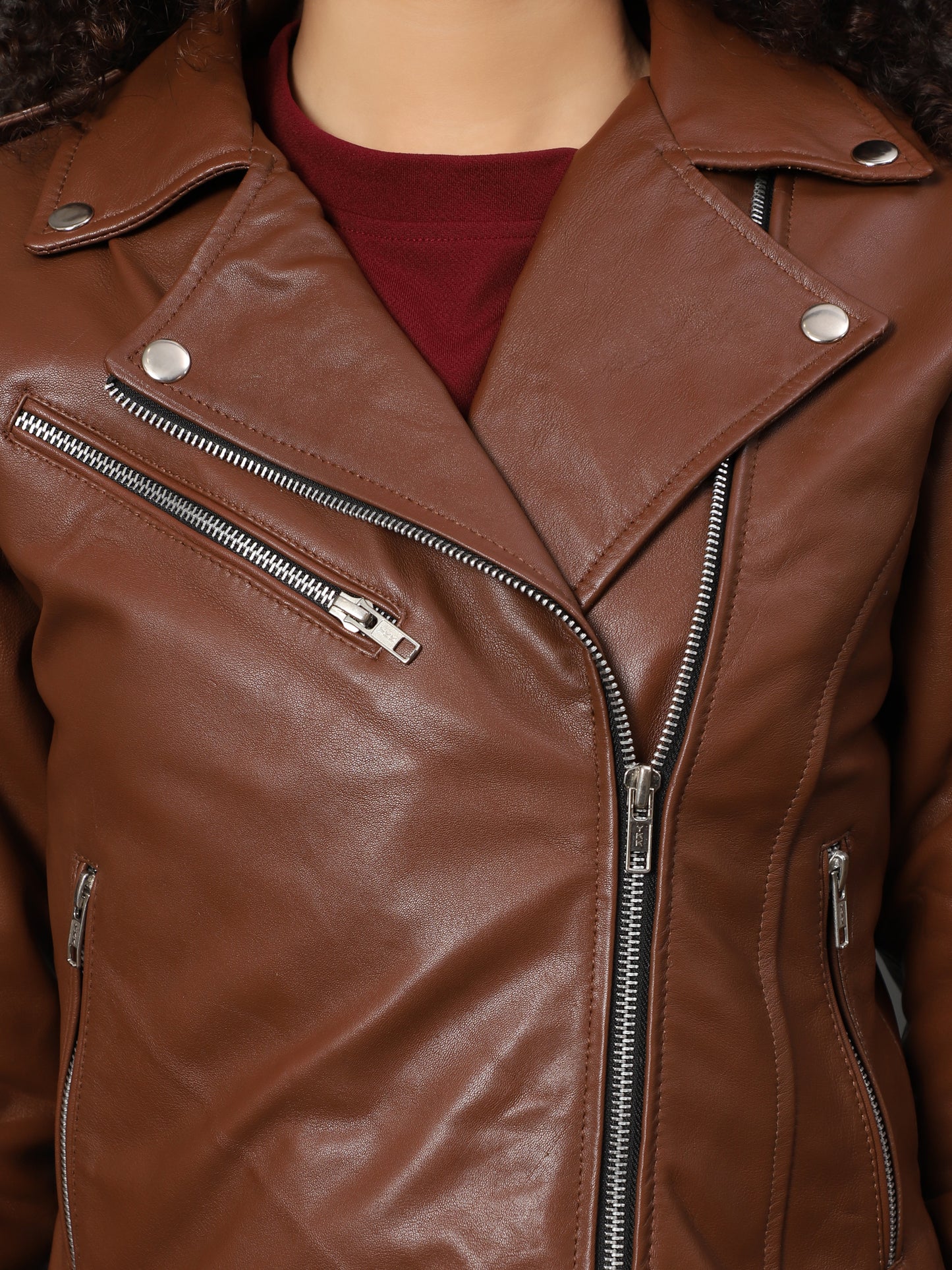 Italian Lambskin Moto Leather Jacket || Charmshilp