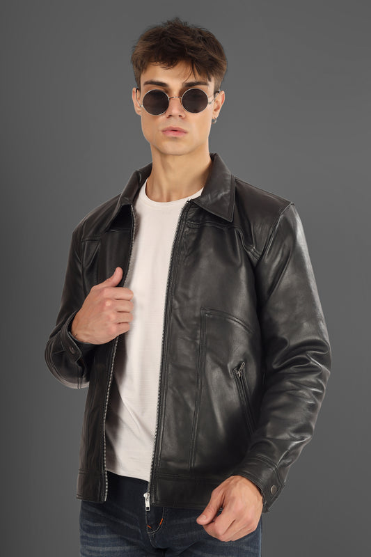 The Rouge & Rave Black Leather Jacket