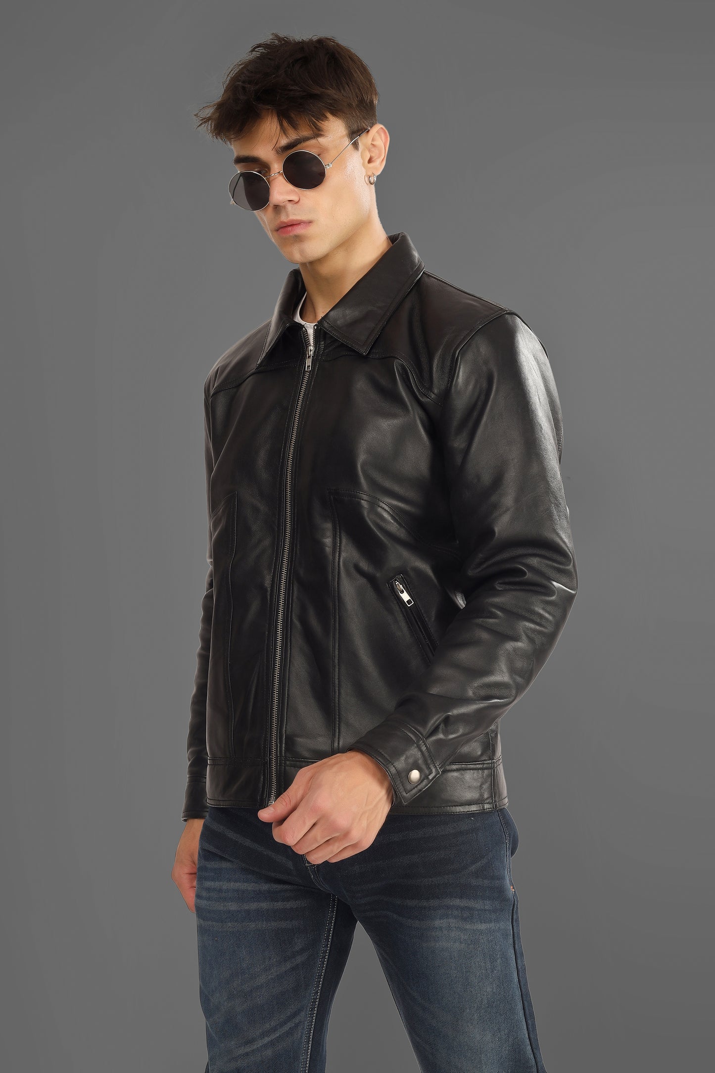 The Rouge & Rave Black Leather Jacket