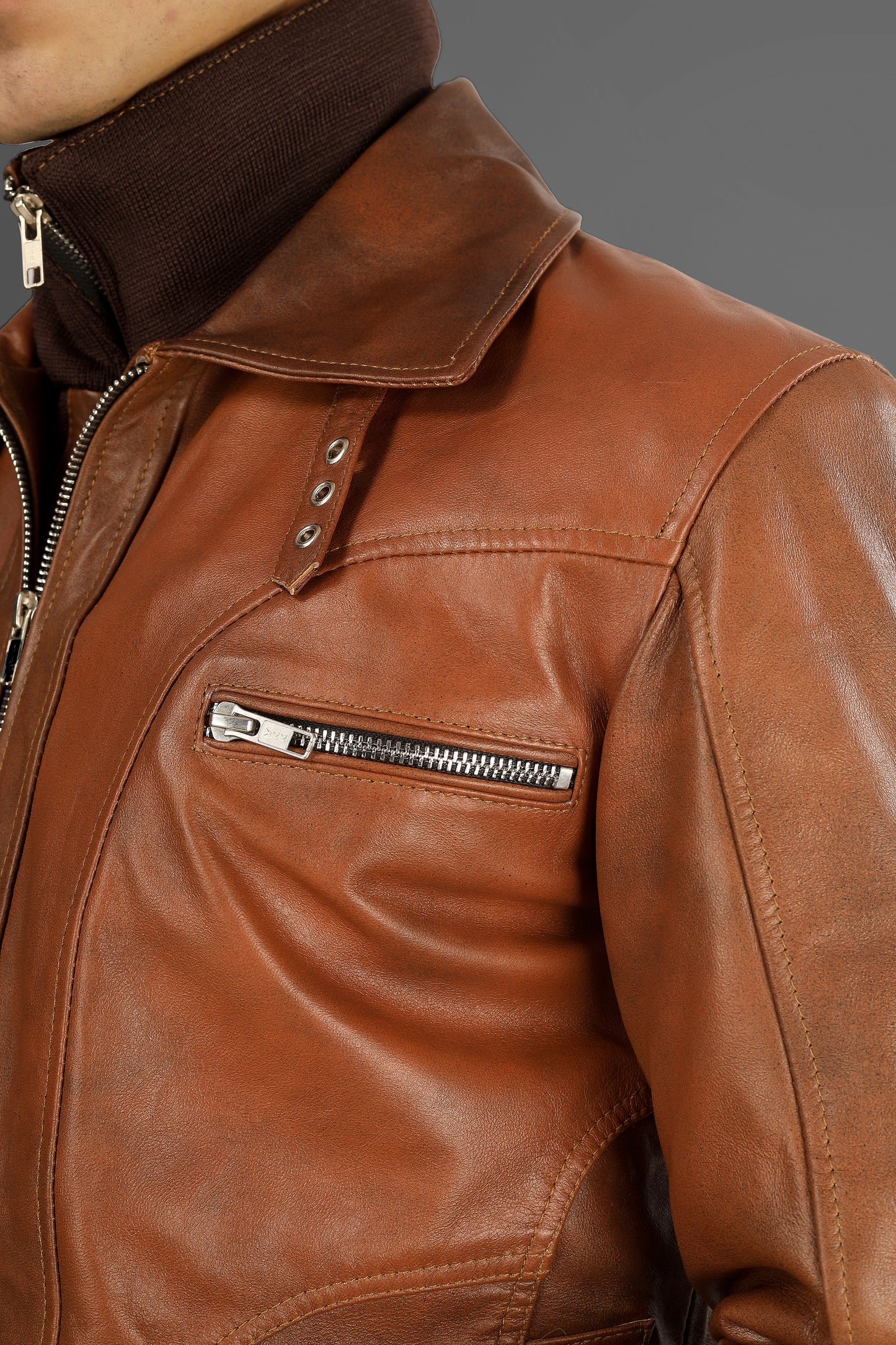 Cleveland Bomber Leather Jacket