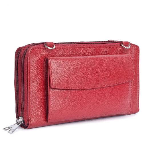 Luna Luxe Sling purse in Genuine Leather