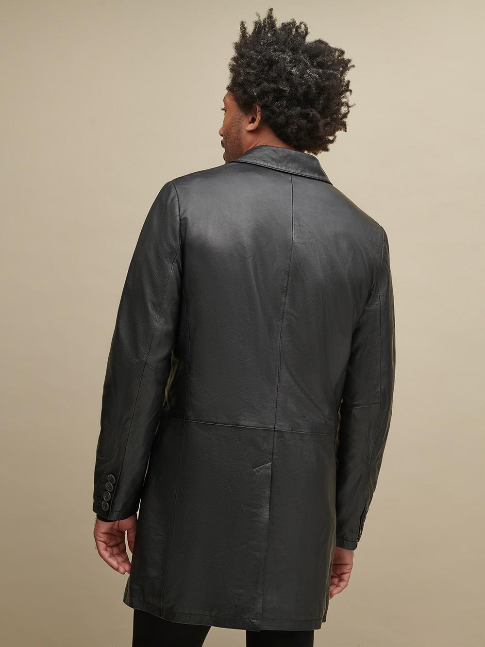 The Northern Nomad Sheepskin leather Long Coat